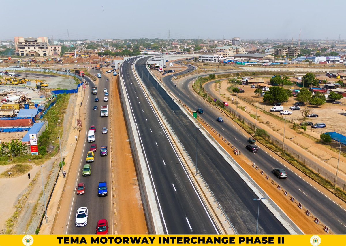 KwamiAwudi's tweet image. 📍 Newly commissioned Tema Motorway 3 Tier Interchange Phase 2.

#RoadsForDevelopment
#ItIsPossible
#Bawumia2024 
#BawumiaForPresident