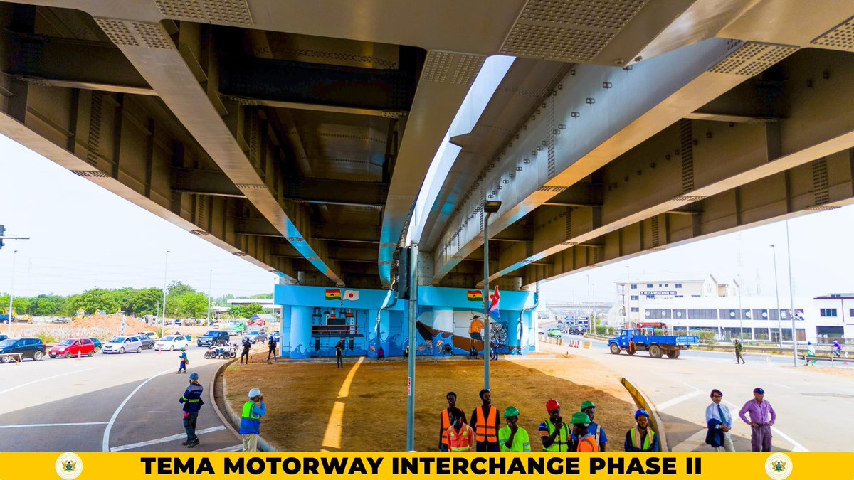 KwamiAwudi's tweet image. President Akufo-Addo commissions Tema Roundabout Interchange Phase II

#RoadsForDevelopment
#AkufoAddoLegacy
#VoteNumber1
#BawumiaMeansJOBS
