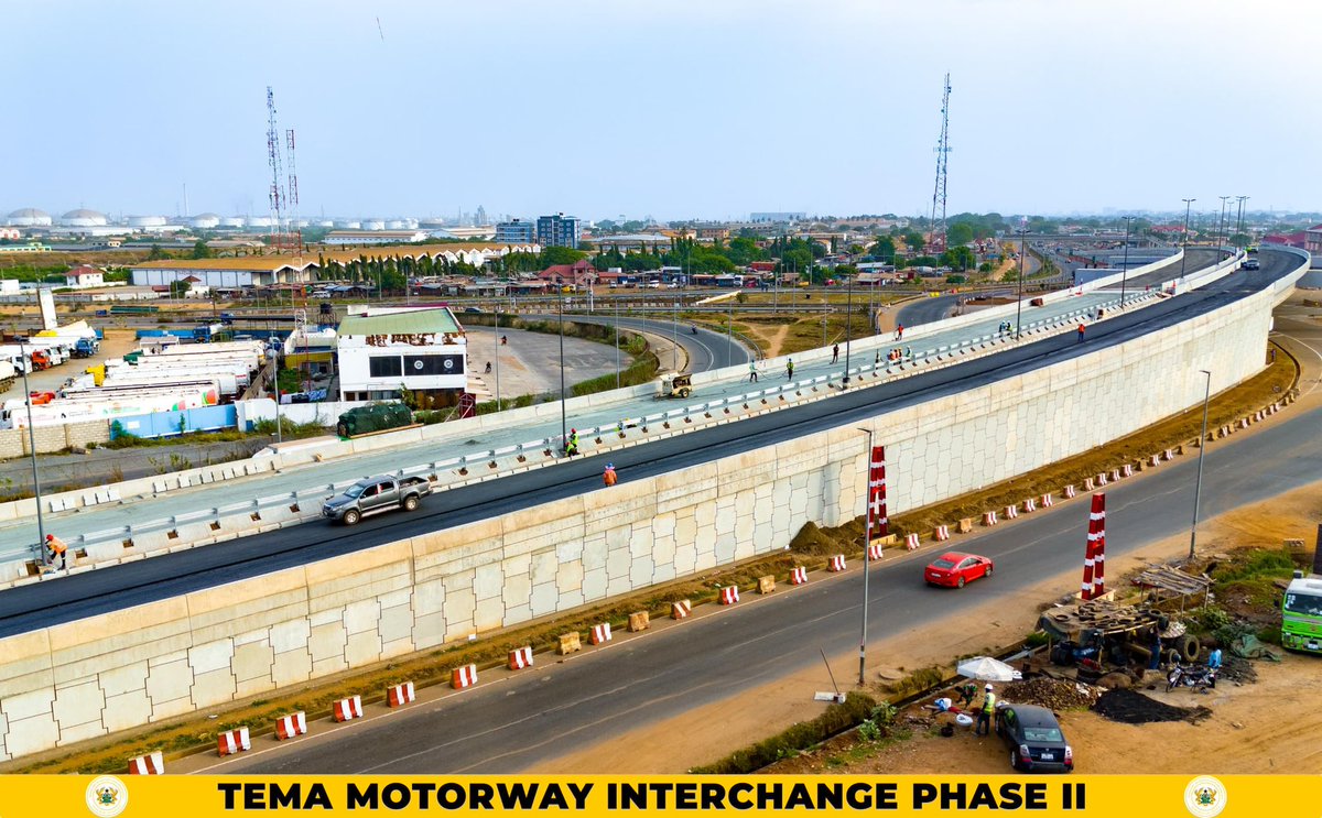 KwamiAwudi's tweet image. President Akufo-Addo commissions Tema Roundabout Interchange Phase II

#RoadsForDevelopment
#AkufoAddoLegacy
#VoteNumber1
#BawumiaMeansJOBS