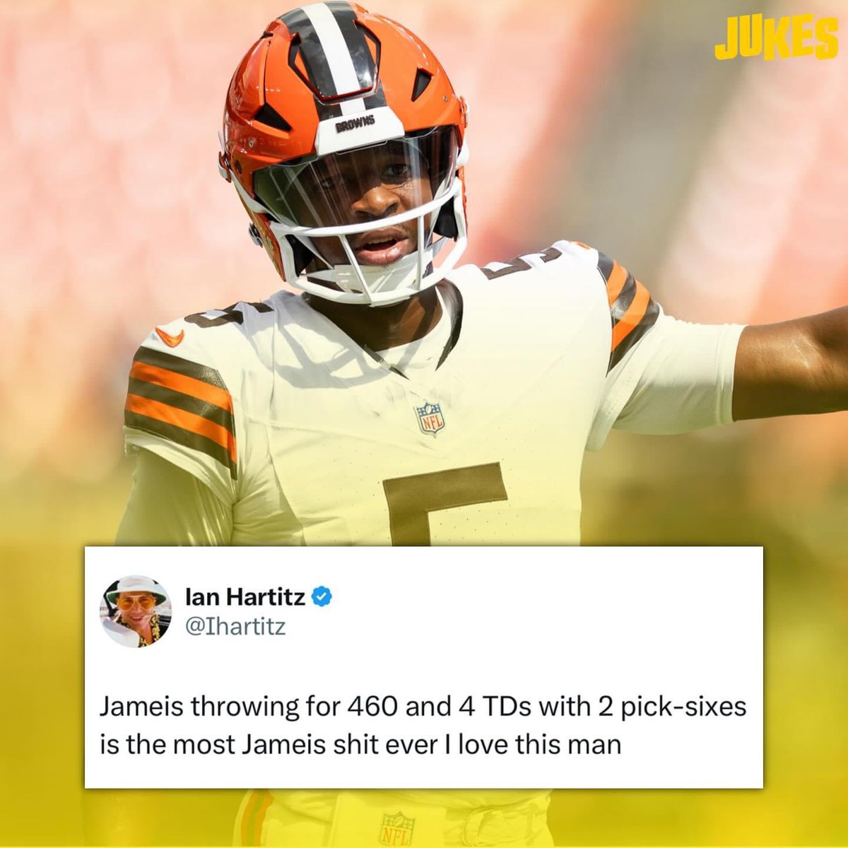 cagjie's tweet photo. I’m NOT mad at @Jaboowins He is a slinger, always has been. Keep slingin &amp;try to make better decisions‼️He threw 500/4 2 He has given his team&amp;these fans hope &amp; something 2 cheer for on a 1yr contract&amp;he was 3rd string 2 start the season‼️🤷🏽‍♂️ ThankYouSir Keep Fighting #GoBrowns https://t.co/p9WWV0yD3g