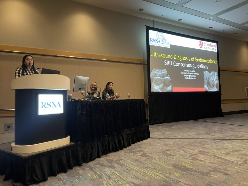 I hope you caught the RSNA session on Endometriosis with <a href="/lucianachamiec1/">luciana@chamie.com.br</a>, <a href="/PriyankaJhaMD/">Priyanka Jha</a>, and <a href="/WendalineVB/">Wendaline VanBuren</a>. It was extremely informative, highlighting how modalities, techniques, and expertise are essential for diagnosing the varied presentations of endometriosis.