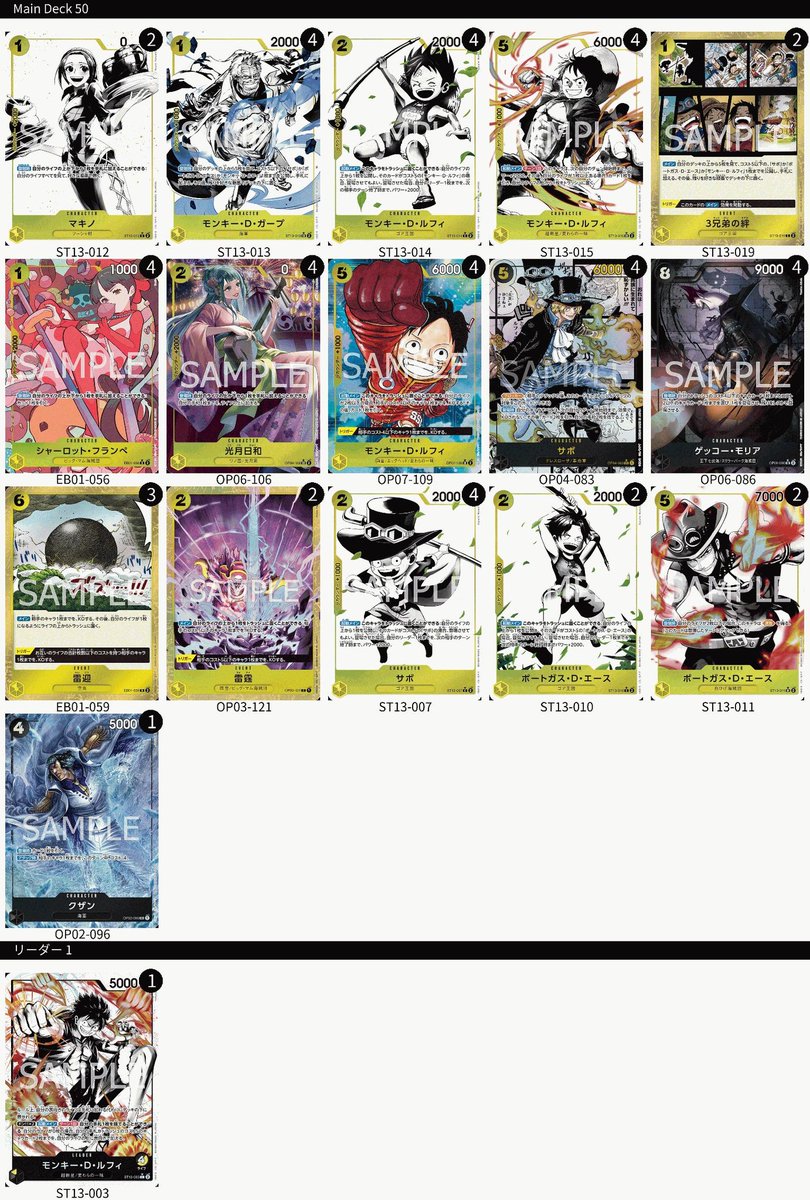 JohnOliamot's tweet photo. OPCG PH CS 3v3

Deck: BY Luffy (Player B)

R1: B Blackbeard O , Team O
R2: B Doffy O , Team O
R3: B Nami O , Team X
R4: PB Luffy O , Team O
R5: P Luffy O , Team X
R6 R Sanji 🤝 , Team 🤝

Team Final Standing: 4 - 2 https://t.co/encCLocKUp