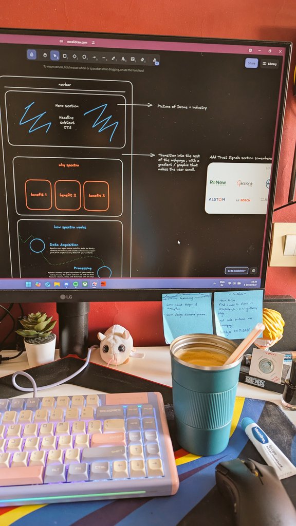 I think strong coffee and <a href="/excalidraw/">Excalidraw</a> can fix the world  💌