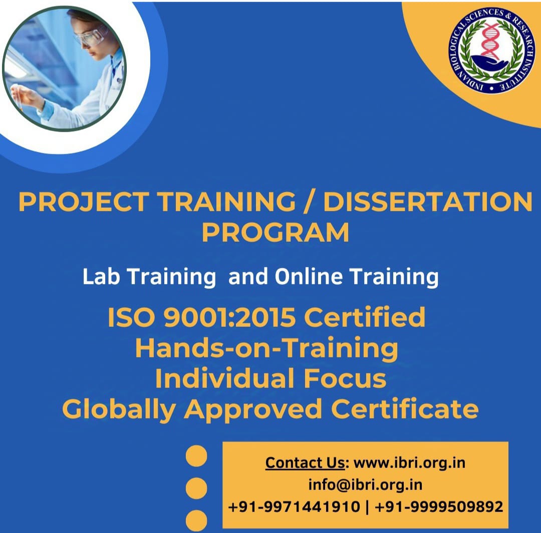 NoidaIbri's tweet image. Boost Your Career in Biological Sciences with IBRI!
Join Certified Project Training &amp;amp; Dissertation course with:
Hands-on Training &amp;amp; Flexible Lab/Online options!
Register: ibri.org.in/admission-form…
📩info@ibri.org.in | 📞+91-9971441910

#projecttraining #biotech #bioinformatics #PhD