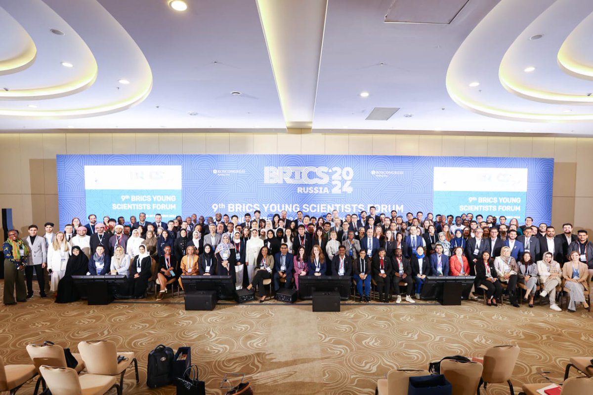IndiaDST's tweet image. This Forum has served as a platform for fostering int&apos;l collaboration among young scientists, facilitating the exchange of experiences in fostering stronger STI co-operation among young researchers &amp;amp; innovators of the #BRICS Countries. #BRICS2024