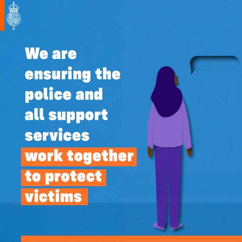 ukhomeoffice's tweet photo. Every victim’s needs are unique and we’re ensuring no one is left behind. 

Our new framework will help bring police, education and health services together to deliver protection and support.