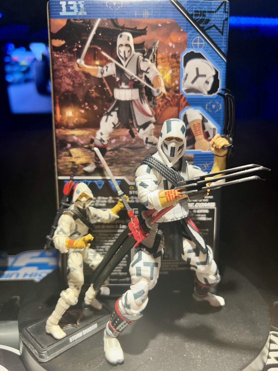 TFReview16's tweet photo. Storm Shadow V2 what a great figure 👍🏼 #GIJoeClassified #gijoe #classifiedseries #stormshadow https://t.co/6aVULOAxWD