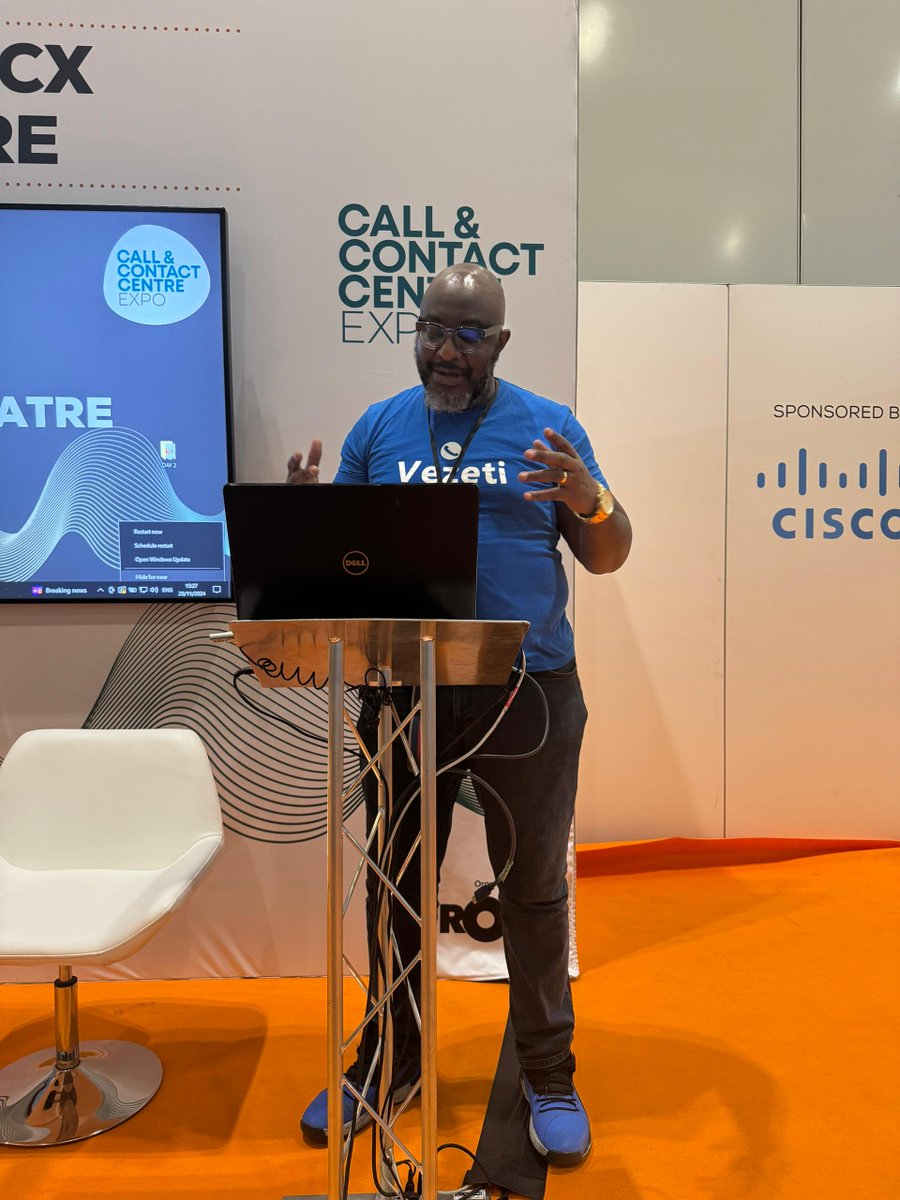 vezeti_ng's tweet photo. Day 2 at the Call &amp; Contact Center Expo, Excel London.

A huge thank you to the Call &amp; Contact Center Expo for hosting such a fantastic event, and a special shoutout to our partner, Hodusoft, for their unwavering support.

#Vezeti #Expo #excellondon https://t.co/1dge7nSbiU