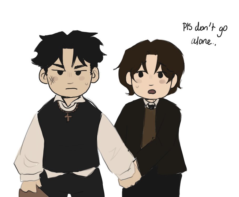 look at them 😞 yasu and isamu if they were in the conjuring #themimic