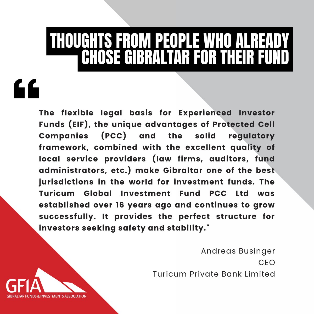 “Why choose Gibraltar for your investment fund? 🌍

✅ Flexible legal framework (EIFs)
✅ Unique Protected Cell Companies (PCC)
✅ Strong regulatory environment
✅ Top-tier local service providers
💼 #Finance #InvestmentFunds #Gibraltar”