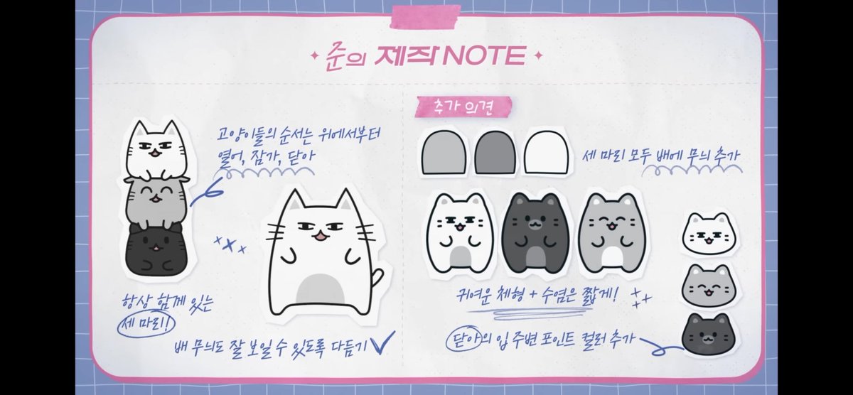 jun chose the loafing design for moon triplets and gave them super