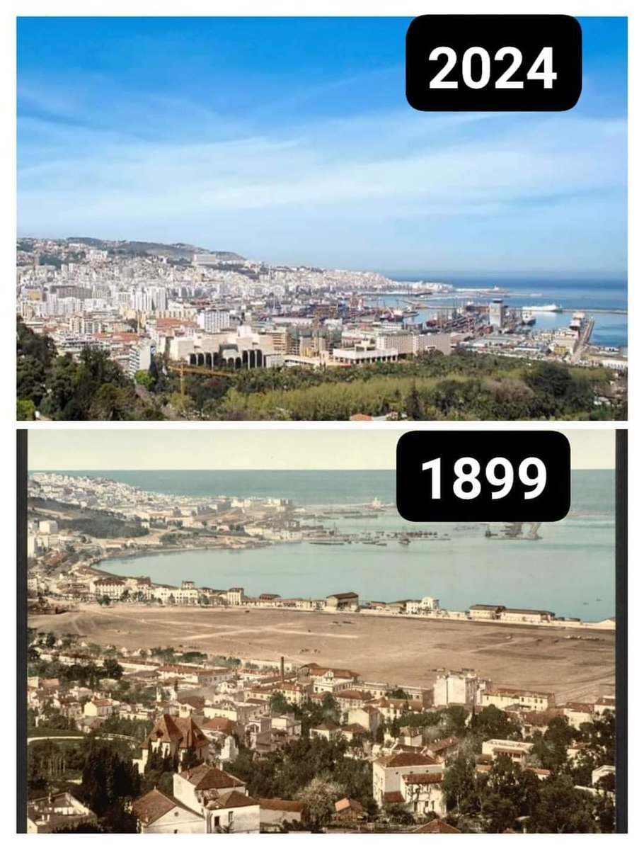 #Alger entre 1899 et 2024 
........
#Algérie #Algerie #algiers #الجزائر