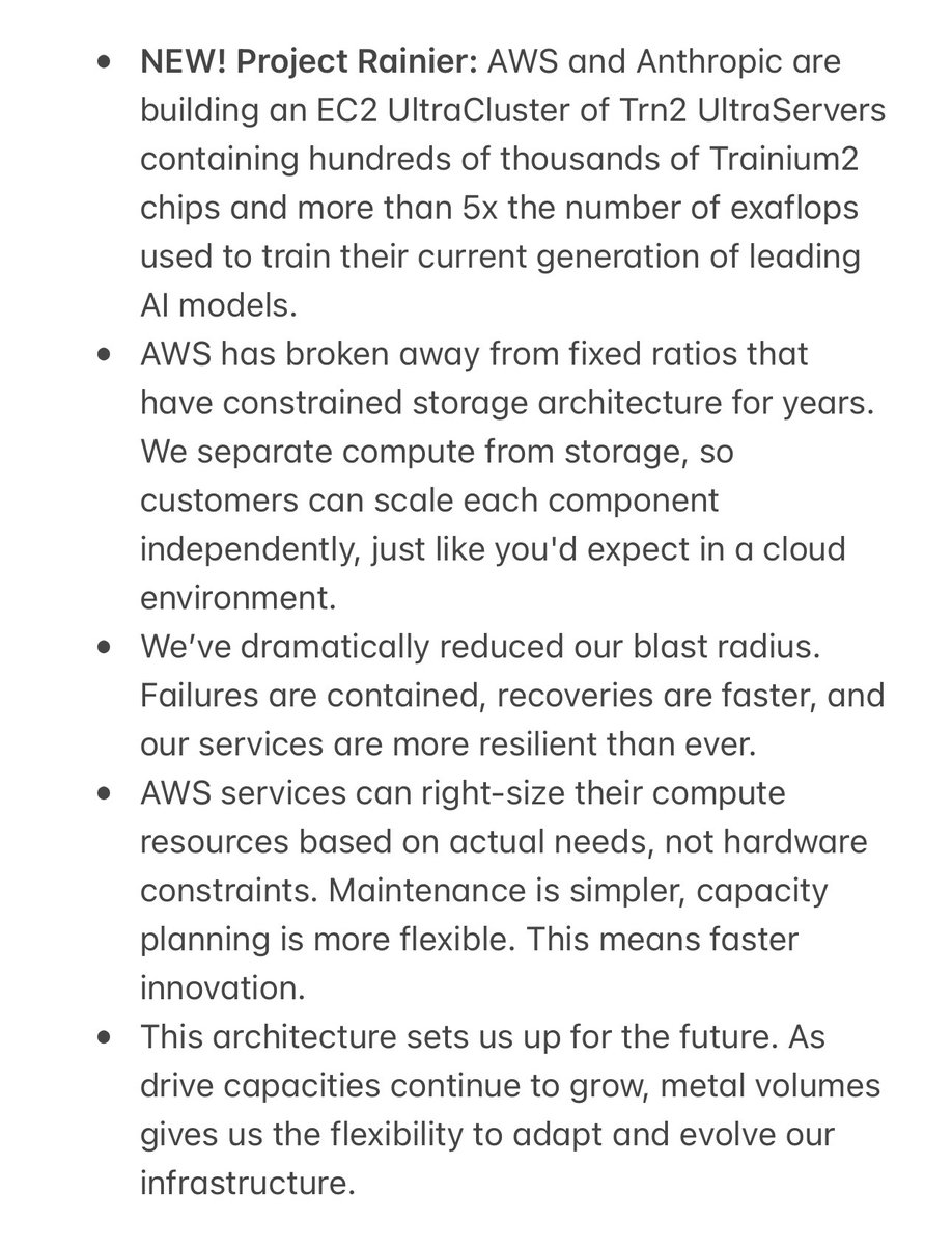 Peter DeSantis' Monday Night Live has been an #AWSreInvent conference favorite for a while. His deep dive into our <a href="/awscloud/">Amazon Web Services</a> engineering is a great way to start this week of learning. 

I enjoyed sharing my personal keynote notes last year and I’ll continue doing the same this