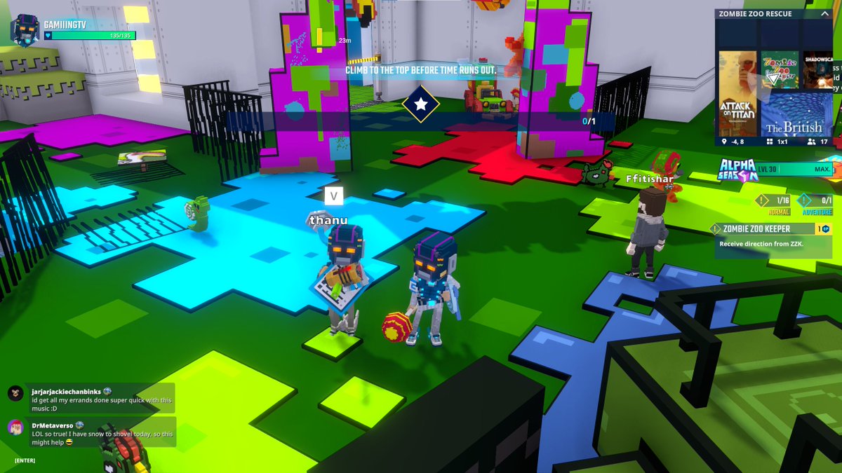 GamiiingTVQC's tweet photo. 👯‍♀️ Found my style twin in @TheSandboxGame! Great minds dress alike! https://t.co/PJmWdD2uSC #TheSandbox #AlphaSeason4 #AS4SocialChallenge https://t.co/F9czMlSLl3