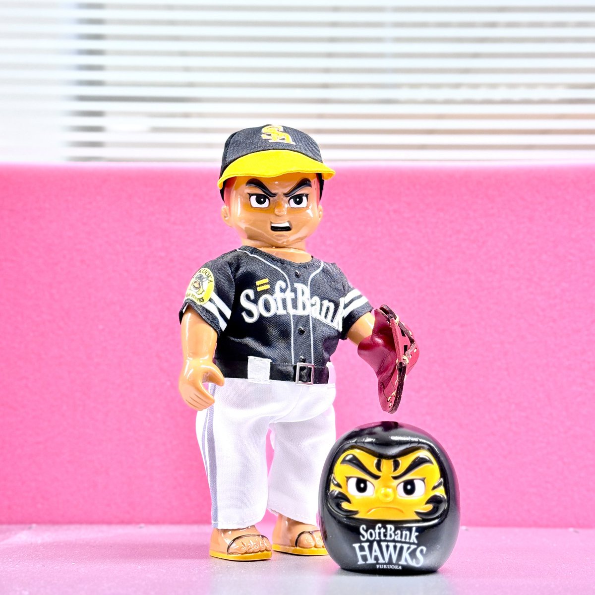 ゴッコ堂 気合田くん x 福岡ソフトバンクホークス (ビジターVer) ゴッコ堂 気合田くん 福岡ソフトバンクホークス ビジターVer ゴッコ堂