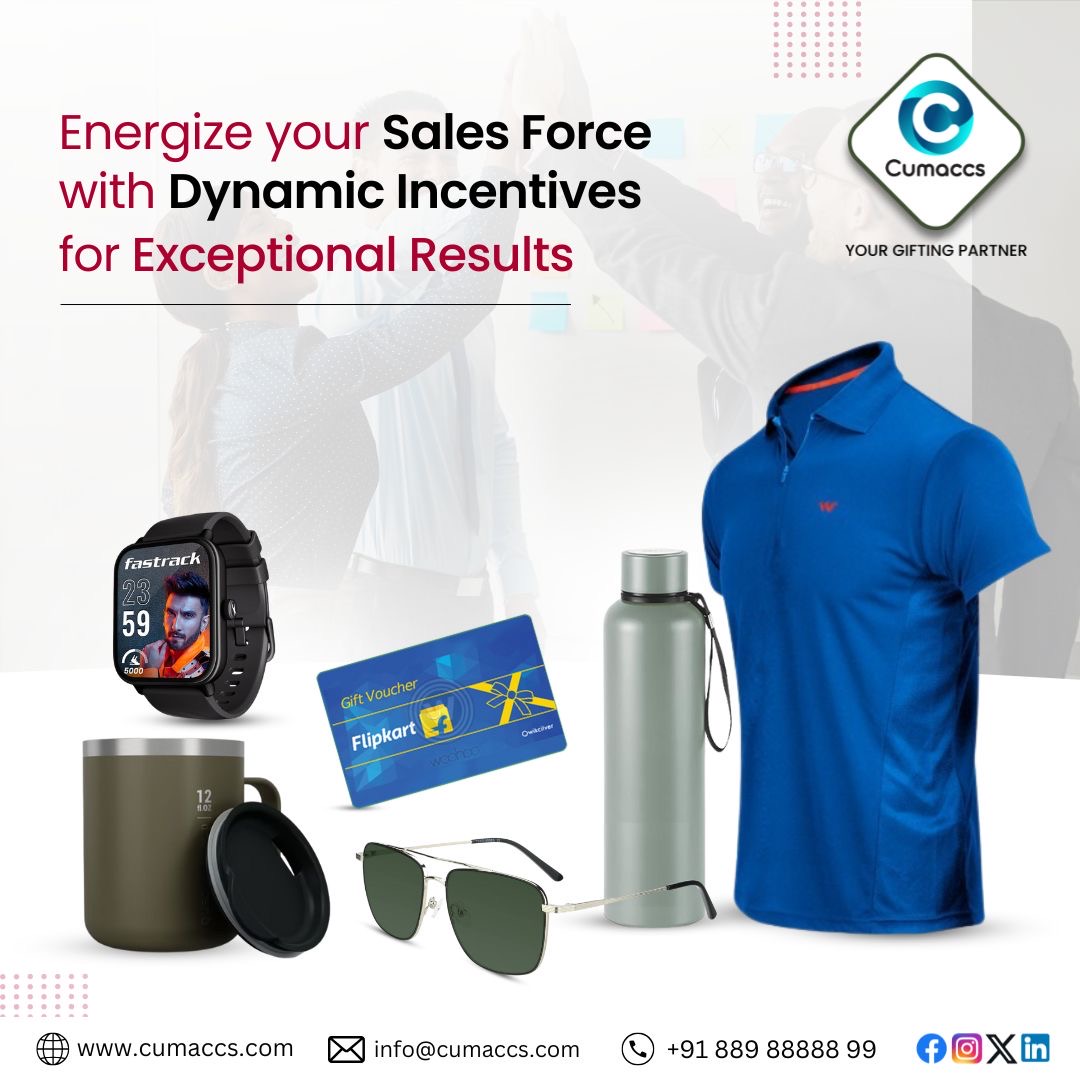 cumaccs's tweet photo. Boost your team’s performance with motivating incentives from Cumaccs! 🎯

From trendy gadgets to gift vouchers and essentials, we have the perfect rewards to inspire success. Let’s celebrate hard work and results together! 🌟 

#cumaccs #giftcards #corporategiftsolutions https://t.co/zvsYPP2LWf