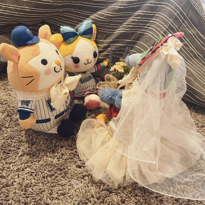 ウェルカムスペースに置く花嫁スラィリー完成!スターマンどうしよう…新郎って難しいな… 