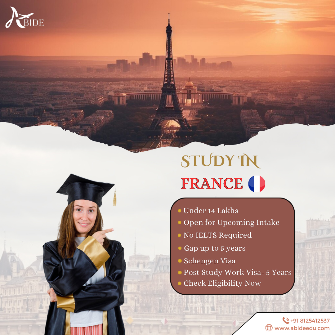 Kalyani_Abide's tweet image. Education is the bridge between dreams and reality. France, the land of endless opportunities! Under 14 lakh fee for upcoming Intakes. Apply now 

for more info Contact us 

#abideedu#Studyabroad#Studyinfrance#schengenvisa#visasuccess#internationalstudentlite