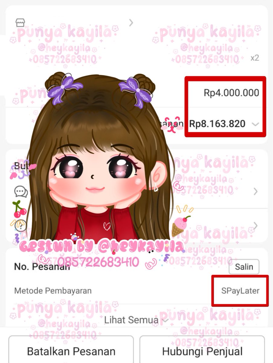 heykayila's tweet photo. ⠀⠀⠀:¨·.·¨: GESTUN SPAYLATER BIG NOM💬

᧔࿔᧓ via co Rp 8.000.000

gestun spaylater big nom bisa ya via co yang kecil kecil bisa pake tagihan/token https://t.co/pSEvzs2Qkf