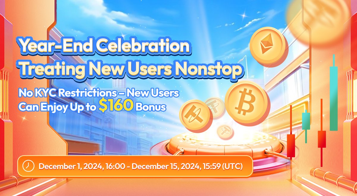 Hpx_Official's tweet photo. 🥳 Year-End Futures Fiesta! $20,000 Prize Pool Awaits You!

📅 Event Period: until December 15th, 2024, 15:59 (UTC)
✨ Event details:
🔸 New User Exclusive: Earn a guaranteed $10 USDT Futures Bonus on your first trade, plus a compensation of up to $50 USDT for any losses on your first trade!
🔸 Futures Trading Challenge: Futures Trading Amount Challenge, $100 USDT awaits you to win!
🎉 Don’t miss out on this opportunity! Join us and let’s wrap up 2024 with a bang!

🔗 https://t.co/NiO9fhvnbh