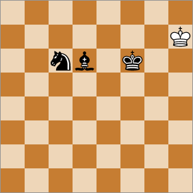 ChessPatterns1's tweet image. King vs King Knight and Bishop - BLACK TO PLAY dlvr.it/TGY85L