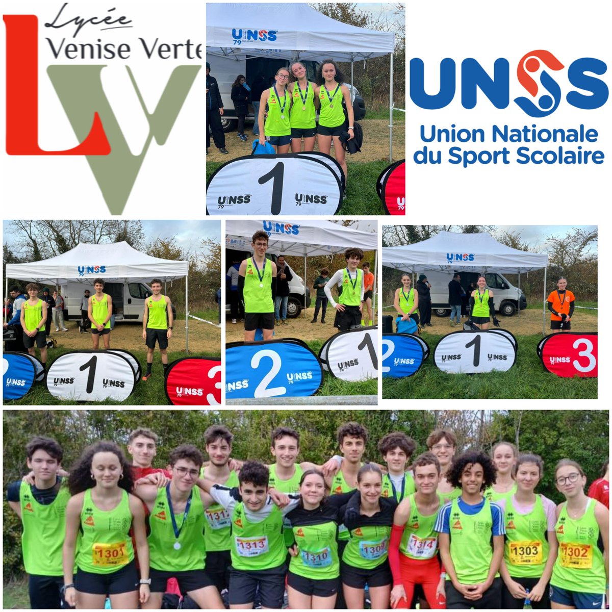 Nos 2 équipes  #VeniseVerte <a href="/NiortAgglo/">Niort Agglo</a> sont 🏆 départementale en CROSS COUNTRY, filière EXCELLENCE.
➡️ 12 élèves  qualifiés pour le championnat académique le 🗓 11/12 en raflant toutes les 1ères, 2èmes voire 3èmes places dans toutes les catégories
<a href="/unss/">UNSS_National</a> <a href="/salliouxbel/">Sallioux</a>