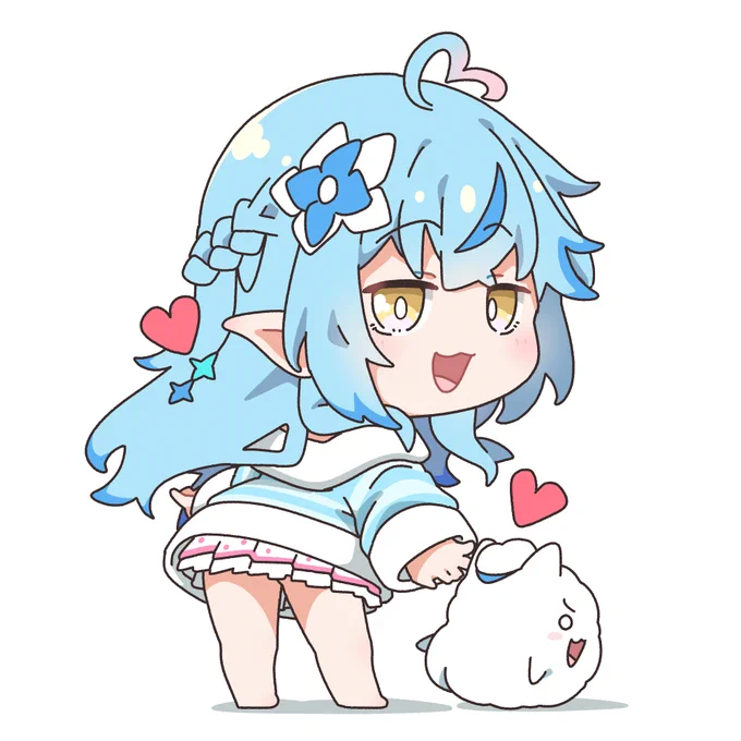 #LamyArtおしりラミィちゃんこちらも冬コミでアクリルグッズ化予定～～!! 