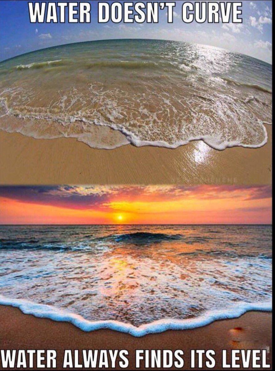 FlatEarthDev's tweet photo. NASA says the Earth curves, but my beach day says otherwise. 

#FlatEarth #WaterIsLevel #StayCurious $BTC $STX https://t.co/SfjTIhEnv0