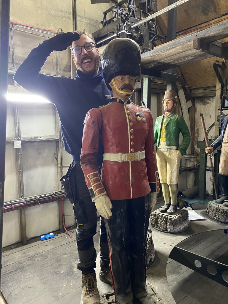 Clockmaker Michael at this Leeds Grand Arcade ⁠
⁠
Photo by Kevin Ireland⁠
⁠
#leedsgrandarcade