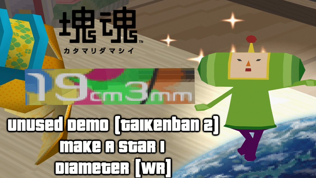 We are diving into the unused demo of taikenban 2. Should be interesting to see levels that were in the beta/alpha of the original katamari damacy.

youtube.com/watch?v=1RARDM…