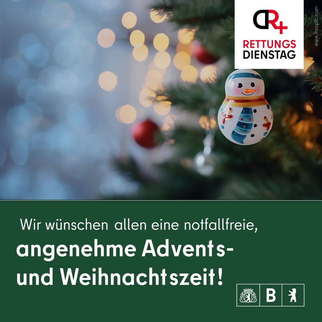 Für alle, die sich in der Advents- und Weihnachtszeit einsam fühlen. Weitere Infos gibt es unter: telefonseelsorge.de sowie silbernetz.de
#RettungsDienstag #einsamkeit