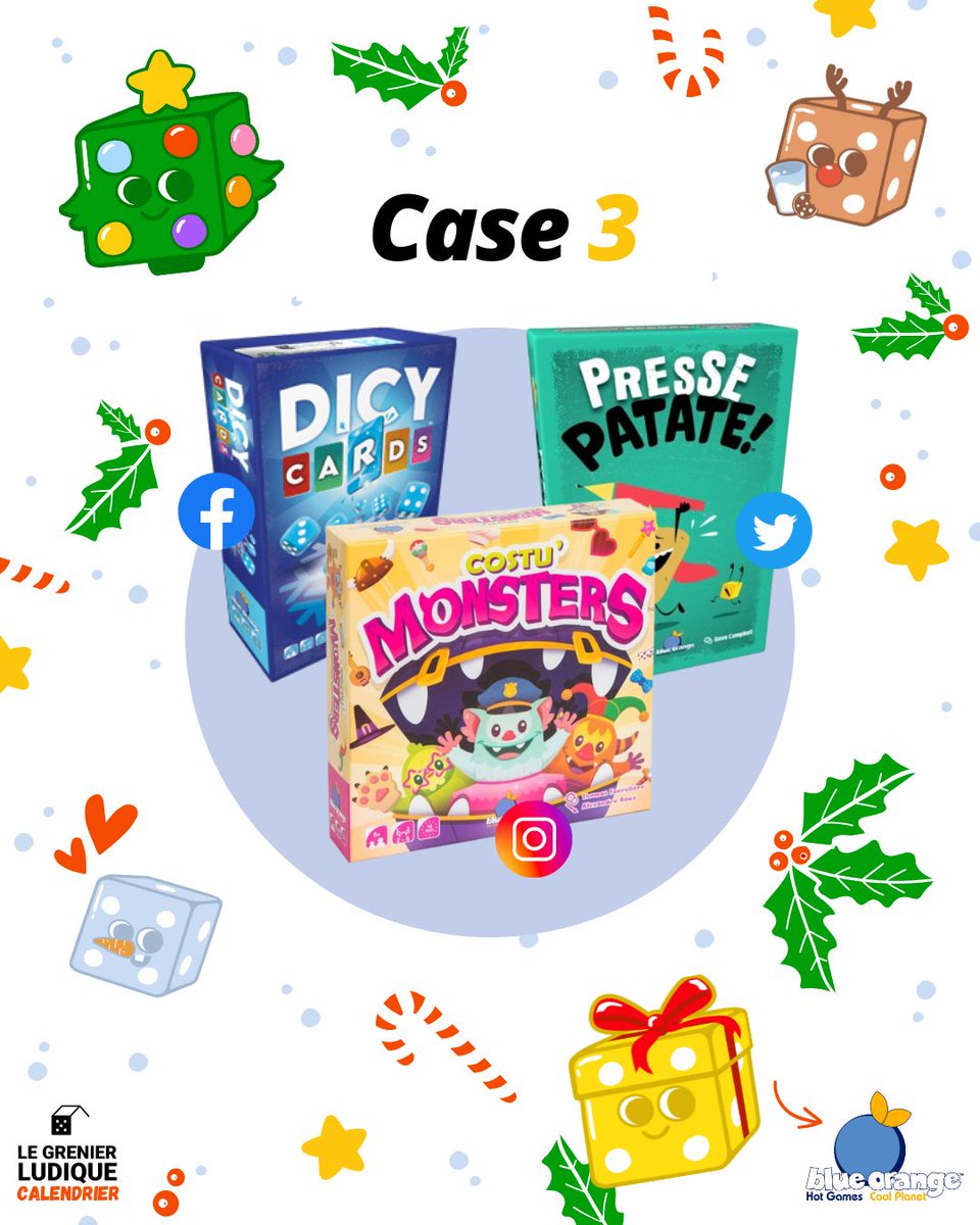 🔴 #CalendrierDuGrenier | Case 3

🎁 À gagner : 1 x #PressePatate
➡️ RT + Follow <a href="/GrenierLudique/">Le Grenier ✨ | Petits objets pour grands joueurs</a> et <a href="/blueorangenews/">Blue Orange 🍊</a>
 
Ouvert à 🇫🇷 &amp; 🇧🇪
✅ TAS le 05/12/24 - 20H (#Concours aussi sur FB et IG)

#jds #bgg #concours #noel #calendrierdelavent #giveaway #jeuconcours #blueorange