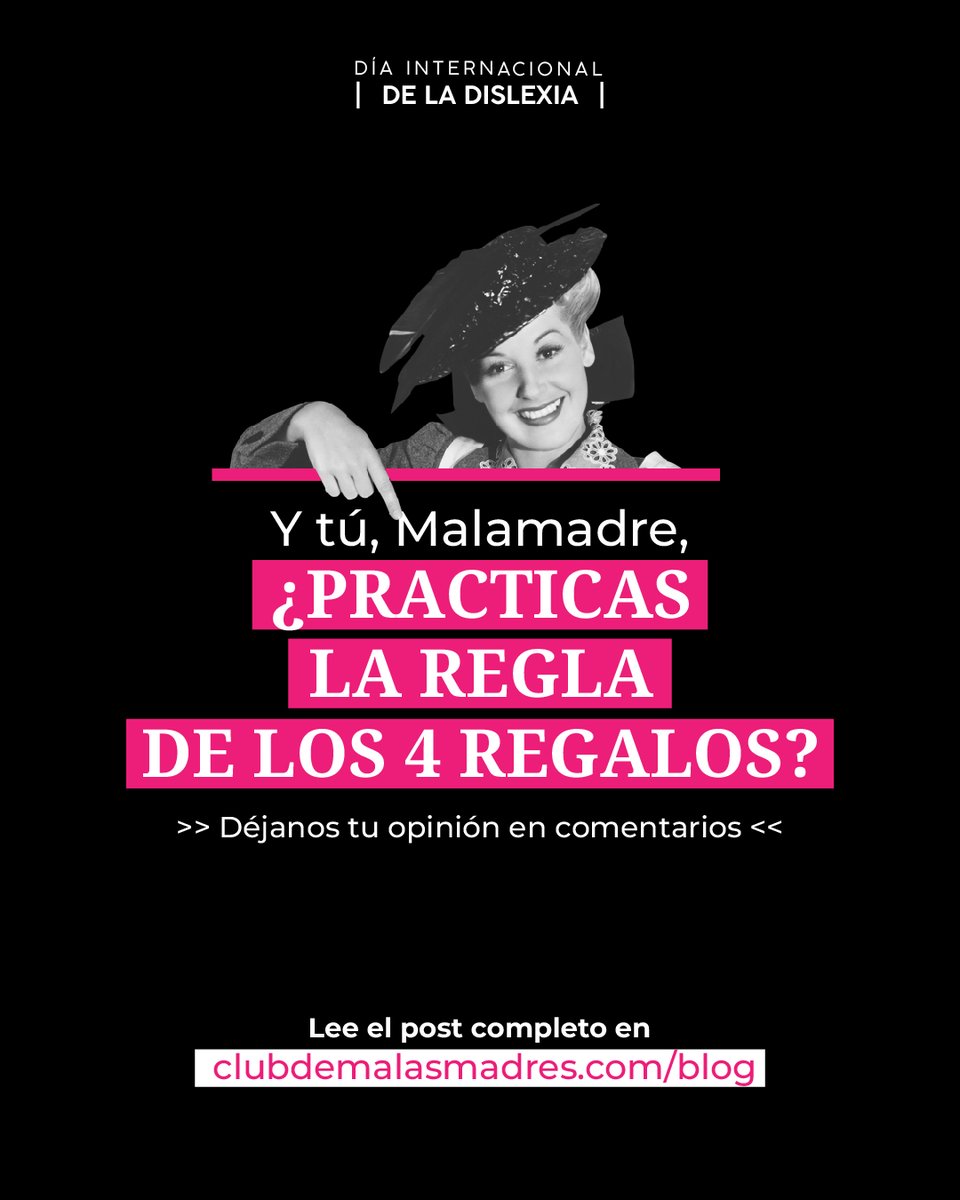 🎁 ¿Practicas la regla de los 4 regalos? 🎁 

<a href="/melusalejandra/">A.T. y Estimulación</a> nos recuerda: "La Navidad no es solo regalos, sino una ocasión para aprender valores y crear recuerdos."

Más en 👉 clubdemalasmadres.com/blog