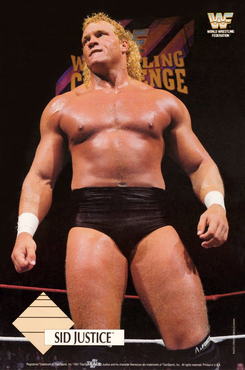 Put this on your wall and justice will be served! 📌 #WWF #WWE #SidJustice