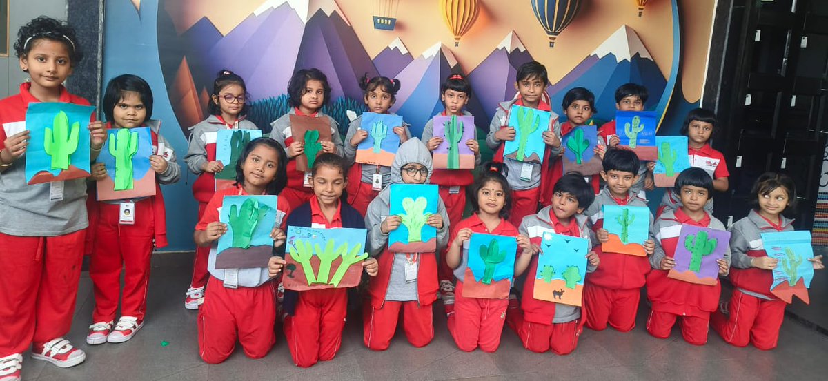 odmpublicschool's tweet image. Learning Through Fun and Creativity - Desert Discoveries! 🌵✨
Our little learners from Nursery to UKG had an exciting day as they explored the unique world of desert vegetation! 🏜️ 🌟🌈
#LearningThroughFun #DesertExploration #CreativeLearning #KidsActivities #FunWithScience