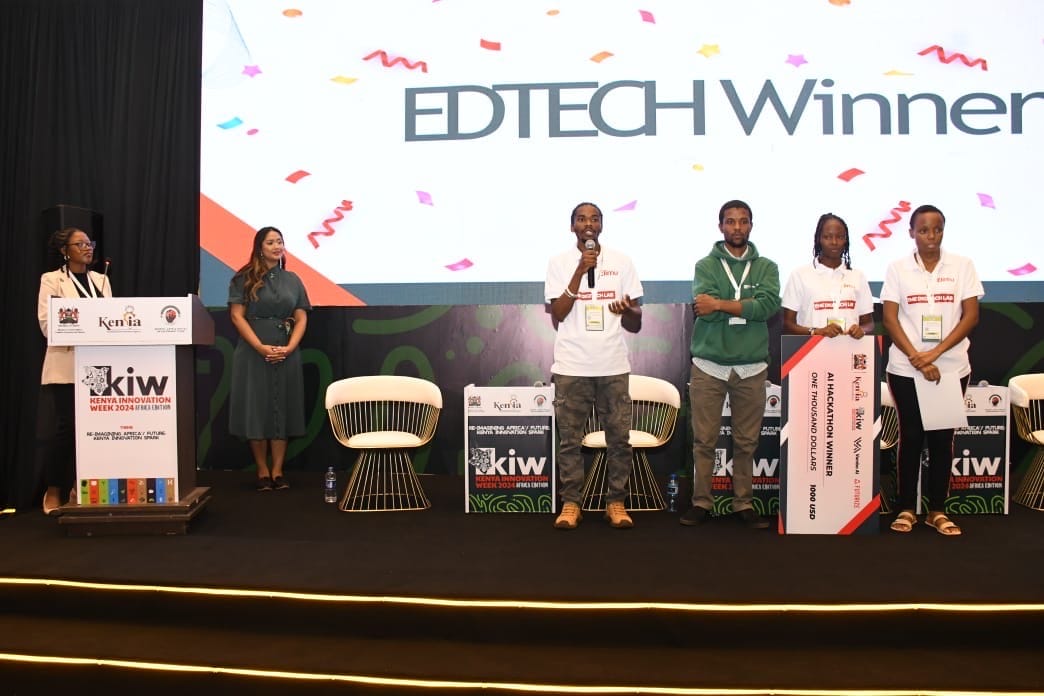 #1 in Nairobi!
Elimu's Digitech Team has done it again. Out of 69 participants at the national Kenya Innovation Week Hackathon, they took first place in the EdTech category! That's three big wins in the last 3 months! We're very proud of their efforts.