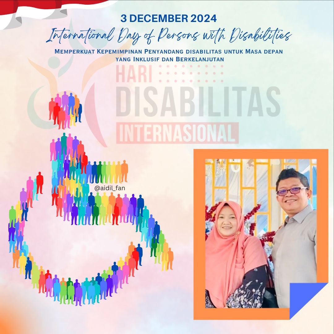 Hari ini, hari Disabilitas Internasional. Mari berkasih sayang dengan mereka yang memiliki keterbatasan 🥰 
#haridisabilitasinternasional #DisabilitiesDay  #peduli