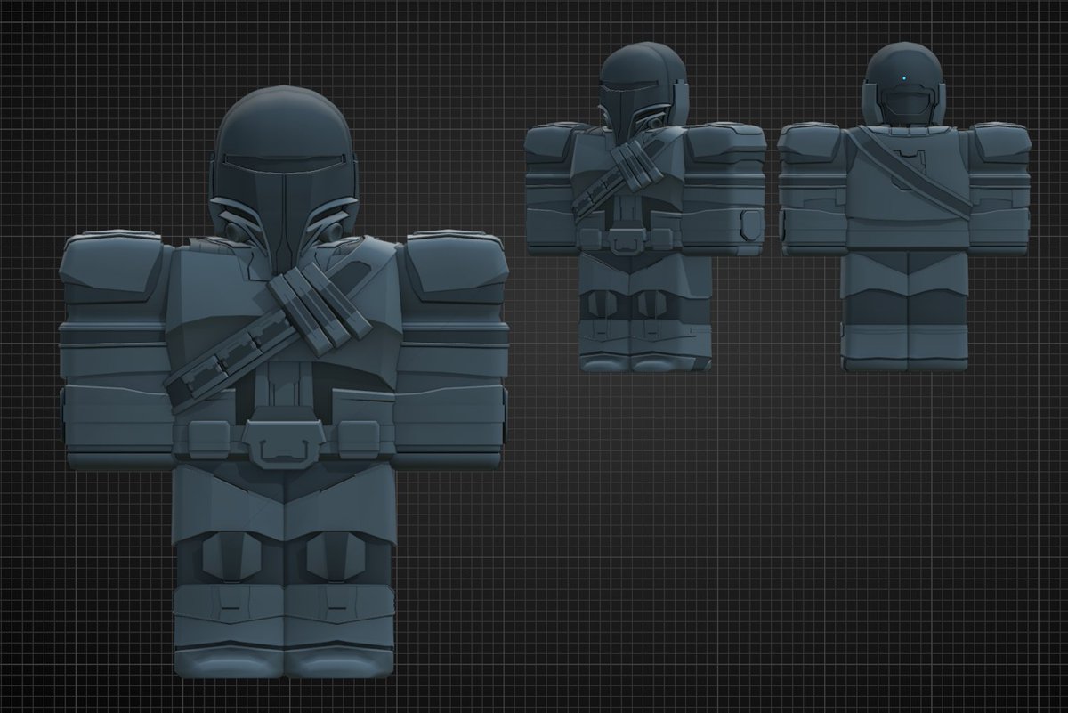 wip armor set for a commission