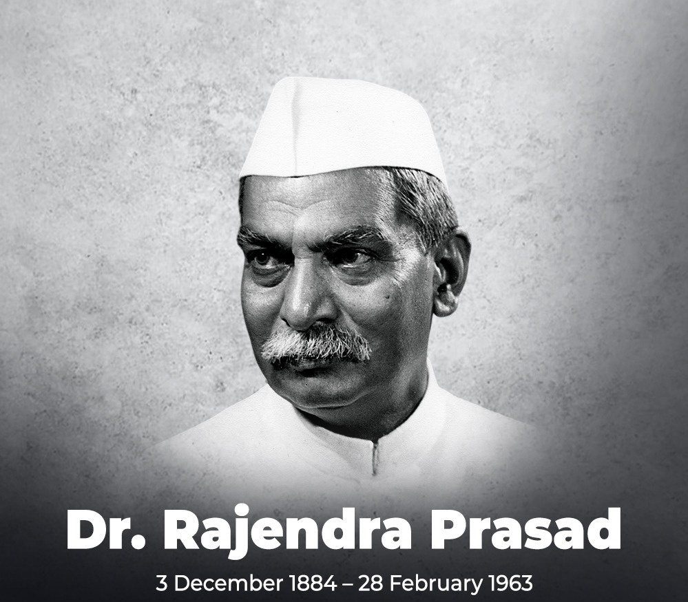 RamkaranKhariy4's tweet photo. देश के प्रथम राष्ट्रपति भारत रत्न डॉ. राजेन्द्र प्रसाद जी को उनकी जन्म-जयंती पर आदरपूर्ण श्रद्धांजलि। संविधान सभा के अध्यक्ष के रूप में भारतीय लोकतंत्र की सशक्त नींव रखने में उन्होंने अमूल्य योगदान दिया। आज जब हम सभ��� देशवासी संविधान के 75 वर्ष का उत्सव मना रहे हैं, तब उनका जीवन और आदर्श कहीं अधिक प्रेरणादायी हो जाता है।
#प्रथम_राष्ट्रपति