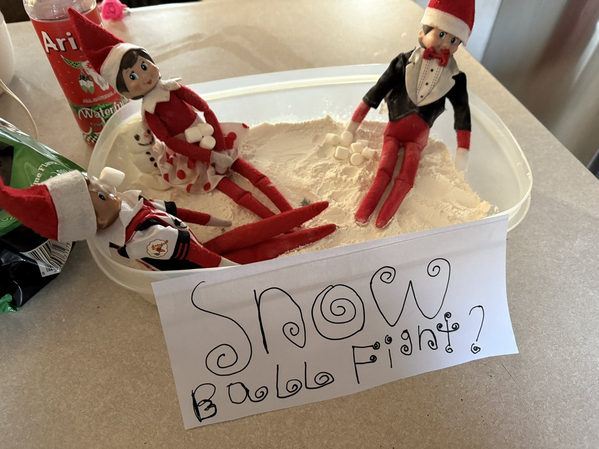 When your older kid takes over for your still believing young kid… the SHAMEFUL half of your life begins.. this kid is blowing my elf moves out of the WATER 🥴😂