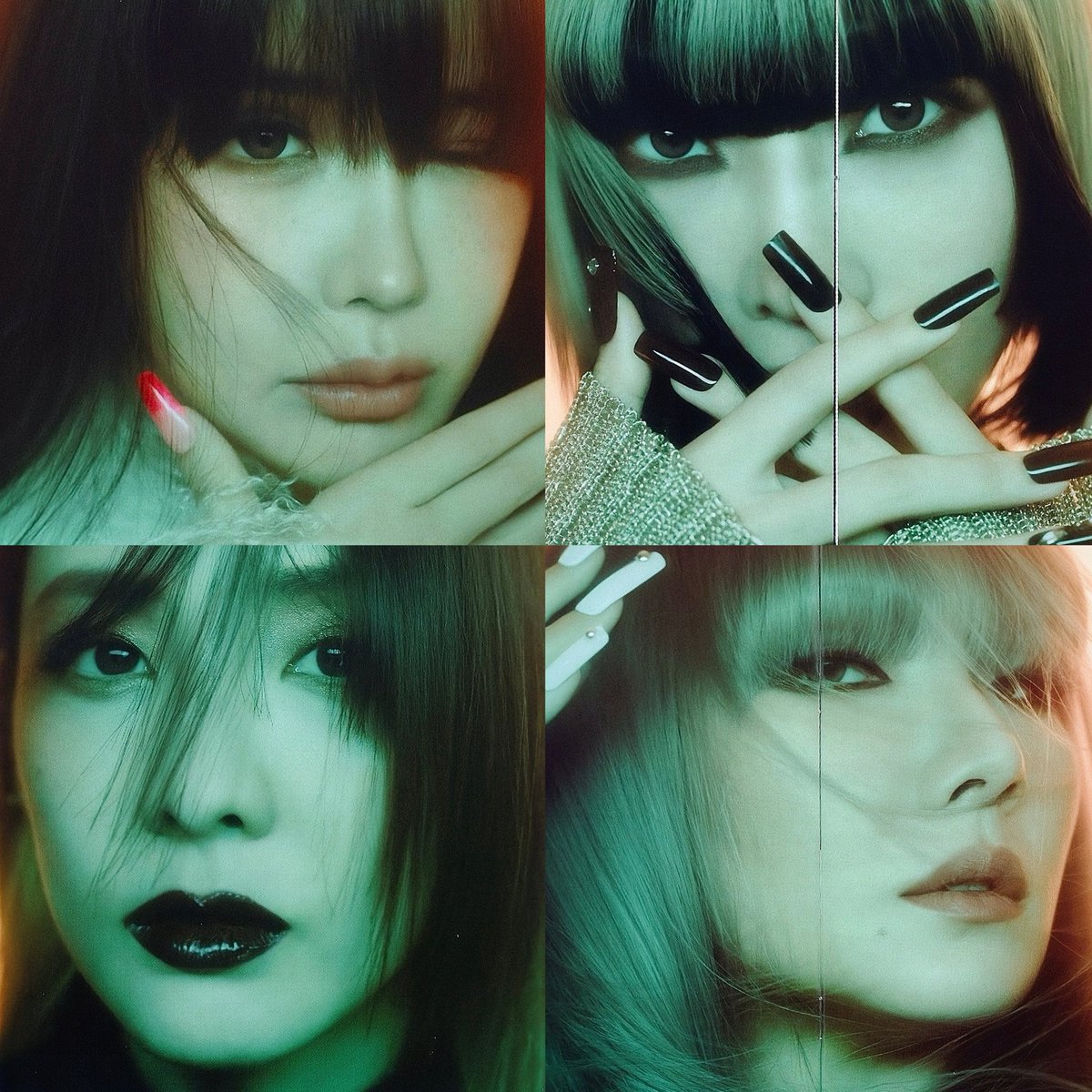 ParkBomDaily's tweet photo. 2NE1 face cards for Dazed Korea, December 2024 Issue. https://t.co/I7PJonxHtD