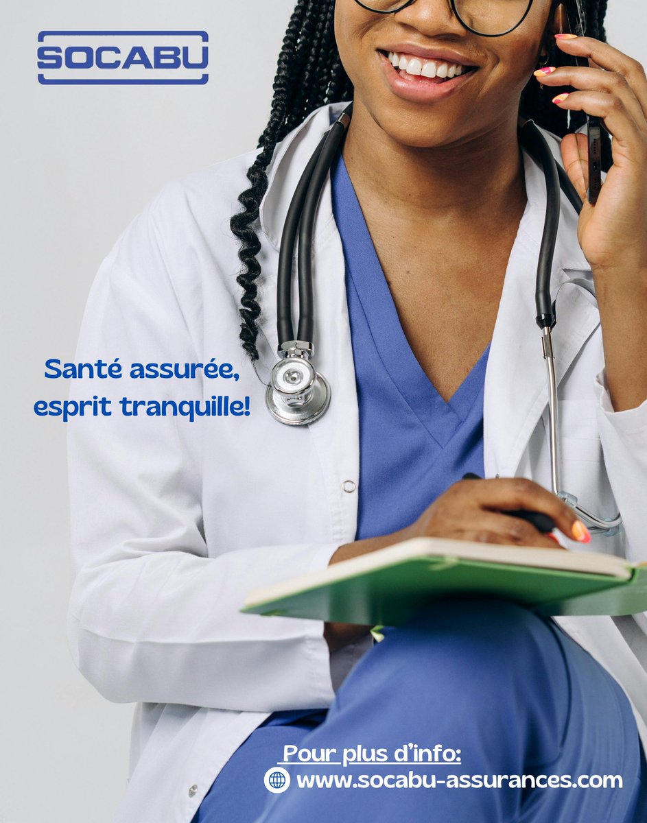 Chez l'assurance #SOCABU, nous mettons votre santé et votre bien-être au cœur de nos priorités. Profitez de notre couverture complète et d’un service de qualité pour vous protéger, vous et vos proches, à chaque étape de votre vie.
#Assurance #Santé #CouvertureComplète #Burundi