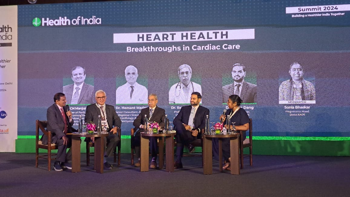 First Check (@firstcheck_in) on Twitter photo We have to take heart attack management at taluka level. Treating heart attack patients should become a national scheme: Dr C N Manjunath, Member of Parliament, & Director, Sri Jayadeva Institute of Cardiovascular Sciences and Research at #HealthofIndia summit. <a href="/DrCNManjunath/">Dr.C.N.Manjunath</a> We have to take heart attack management at taluka level. Treating heart attack patients should become a national scheme: Dr C N Manjunath, Member of Parliament, & Director, Sri Jayadeva Institute of Cardiovascular Sciences and Research at #HealthofIndia summit. <a href="/DrCNManjunath/">Dr.C.N.Manjunath</a>