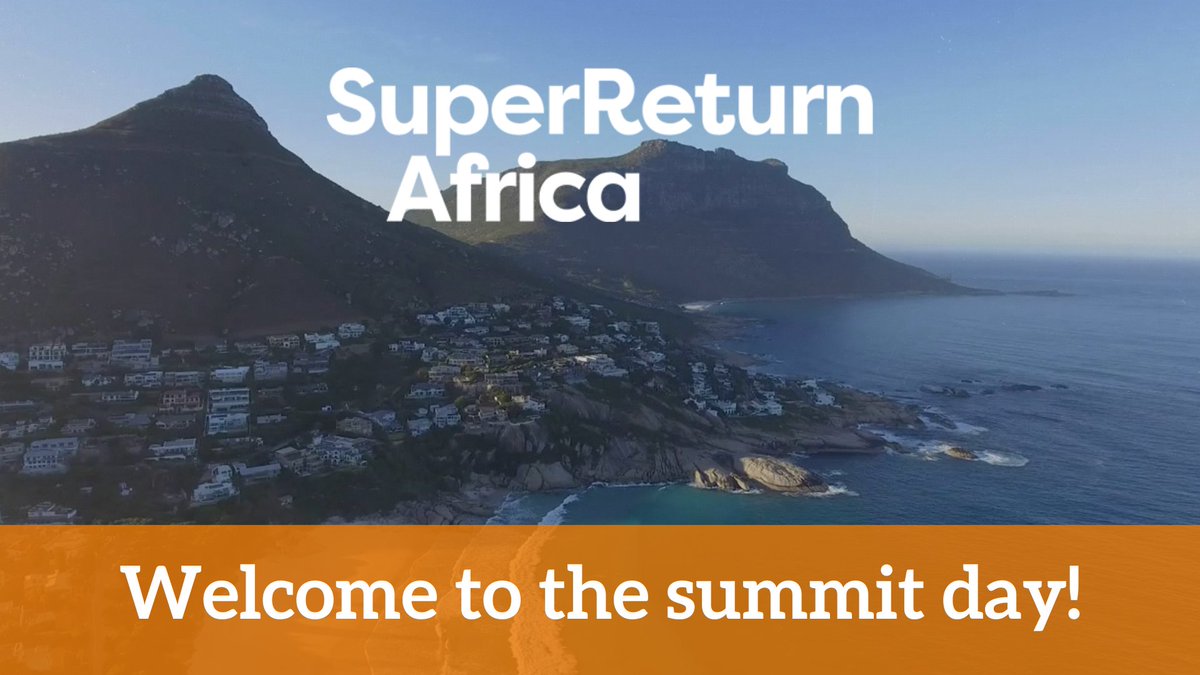 Welcome to the SuperReturn Africa summit day!

Taking place today is:
•Creativity and Culture summit
•Fundraising summit
•Infrastructure summit

Sessions will begin at 9:00 so grab yourself a coffee and take your seats to a day full of insights!

#SRAfrica