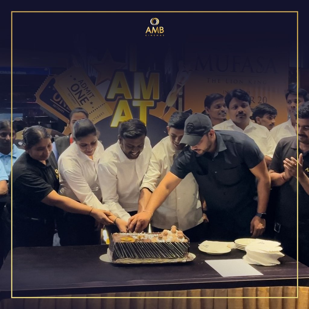 amb_cinemas's tweet photo. 6 years of cinematic excellence, thanks to the dedication and brilliance of the #AMBCinemas team!✨ These six years have been a remarkable journey because of our team’s passion and hardwork.❣️Here’s to making the reel feel real. 🎞️
#6YearsofAMB #6YearsofBabuLantiCinema #AMBturns6 #6thAnniversary