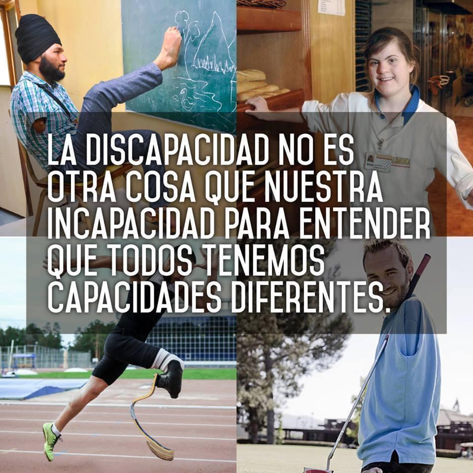 UMHAccesible's tweet photo. Hoy 3 de diciembre es el Día Internacional de las Personas con #Discapacidad 🥰 Y lo celebramos con una frase que nos encanta:

"La discapacidad no es otra cosa que nuestra incapacidad para entender que todos tenemos capacidades diferentes." Anónimo

#accesibilidad #inclusión https://t.co/qbyU1pQ2PB