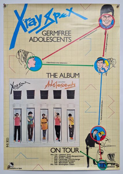 lee0969's tweet photo. On this day in 1978 New at No 30 UK Album Chart X-Ray Spex with their first album “Germfree Adolescence” IMHO one of the era’s strongest albums. An almost impossible pick but I’ll go for “Identity” how about you? #1970s #Punk #XRaySpex #PolyStyrene @jillwebb2005 @nikidoog @CarolynPPerry @blackenrho @FatOldAnarchist @brunstead @SkaManD14