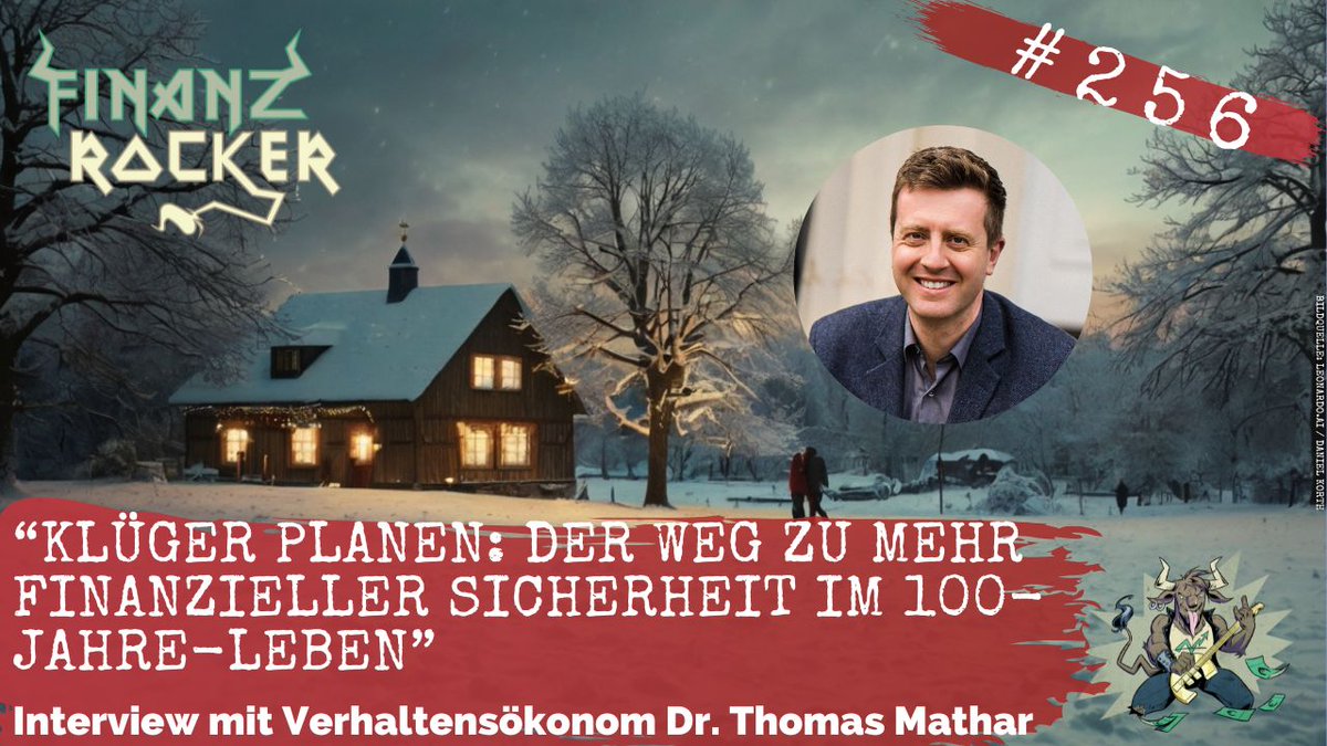 Die diesjährige Weihnachtsfolge im Finanzrocker-Podcast beschäftigt sich mit Financial Wellbeing. Mit dem Verhaltensökonom Dr. Thomas Mathar spreche ich über das Konzept eines mehrstufigen Lebens und die neuen Herausforderungen: finanzrocker.net/interview-dr-t…