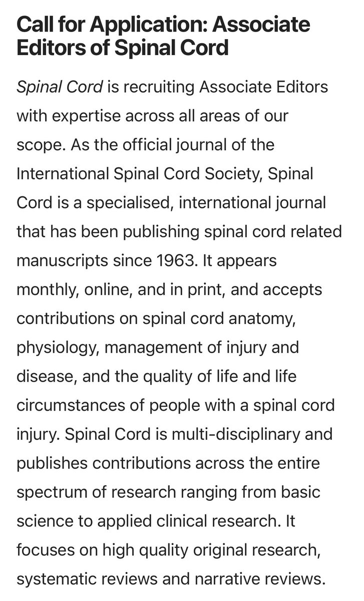 Spinal Cord Journal tweet media