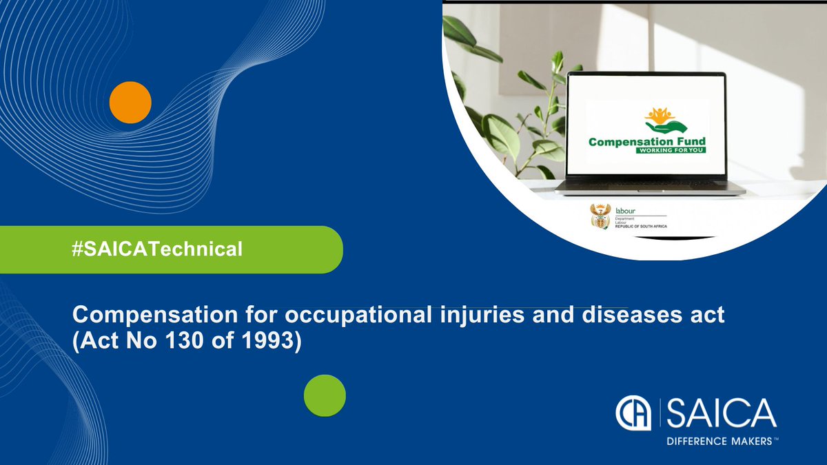 saica_za's tweet image. 📄 Stakeholder Notice 
The Compensation Fund has issued a notice listing the prescribed supporting documents employers flagged for an audit should produce to clear the audit. 🔍
Read more at 🔗bit.ly/41ccRpb
#⃣ #SAICATechnical #Audit #CompFund #LabourLaws #COIDA